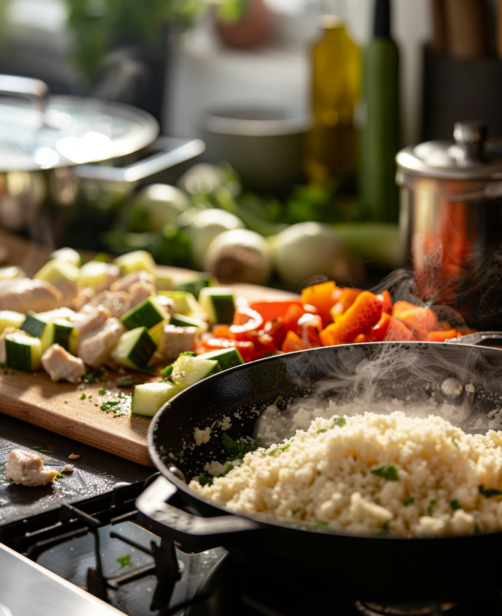 cous cous con pollo e verdure ricetta