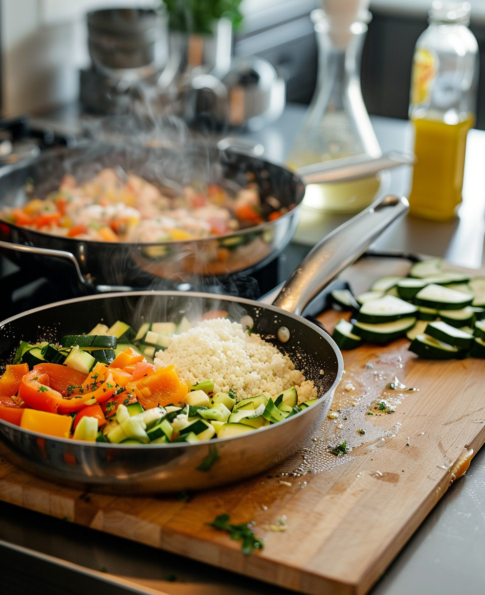 cous cous con pollo e verdure ricetta