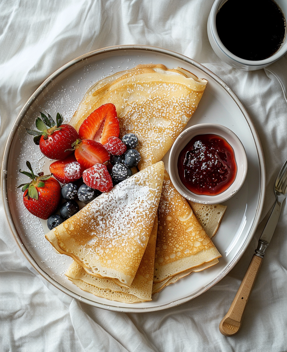 crepes dolci senza burro