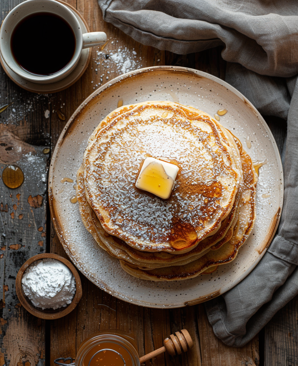 pancakes con farina di castagne