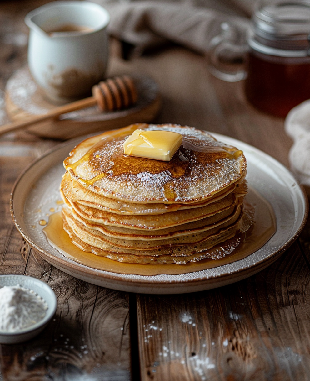 pancakes con farina di castagne