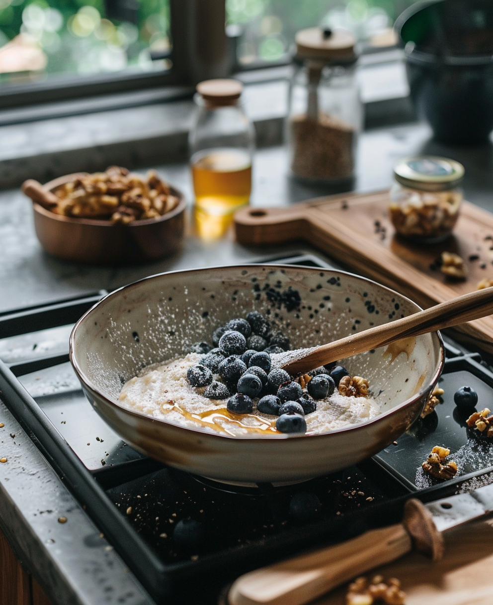 pancakes con farina di castagne