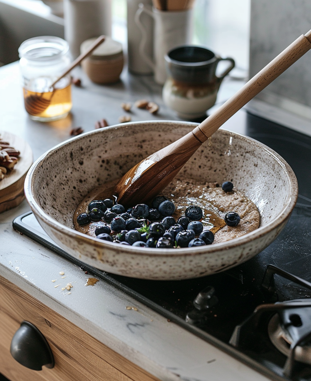 pancakes con farina di castagne