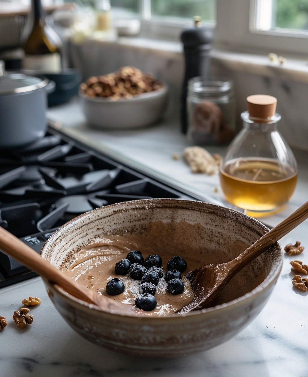 pancakes con farina di castagne