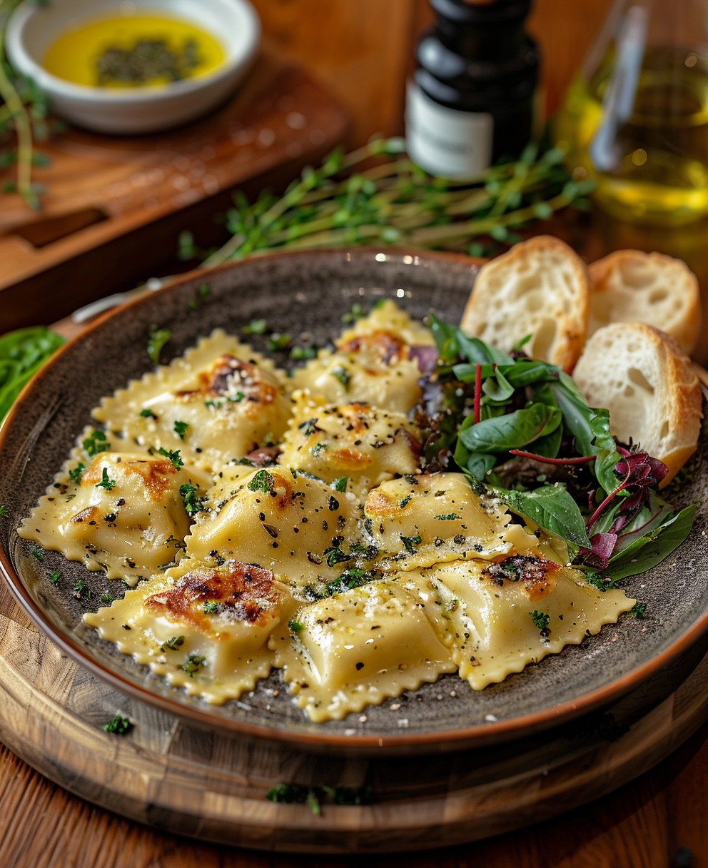 ravioli di pasta fresca