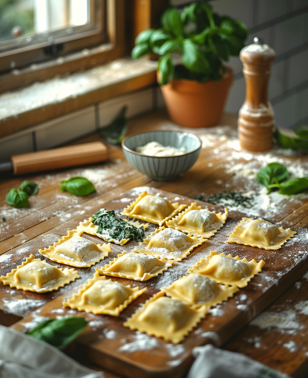 ravioli di pasta fresca