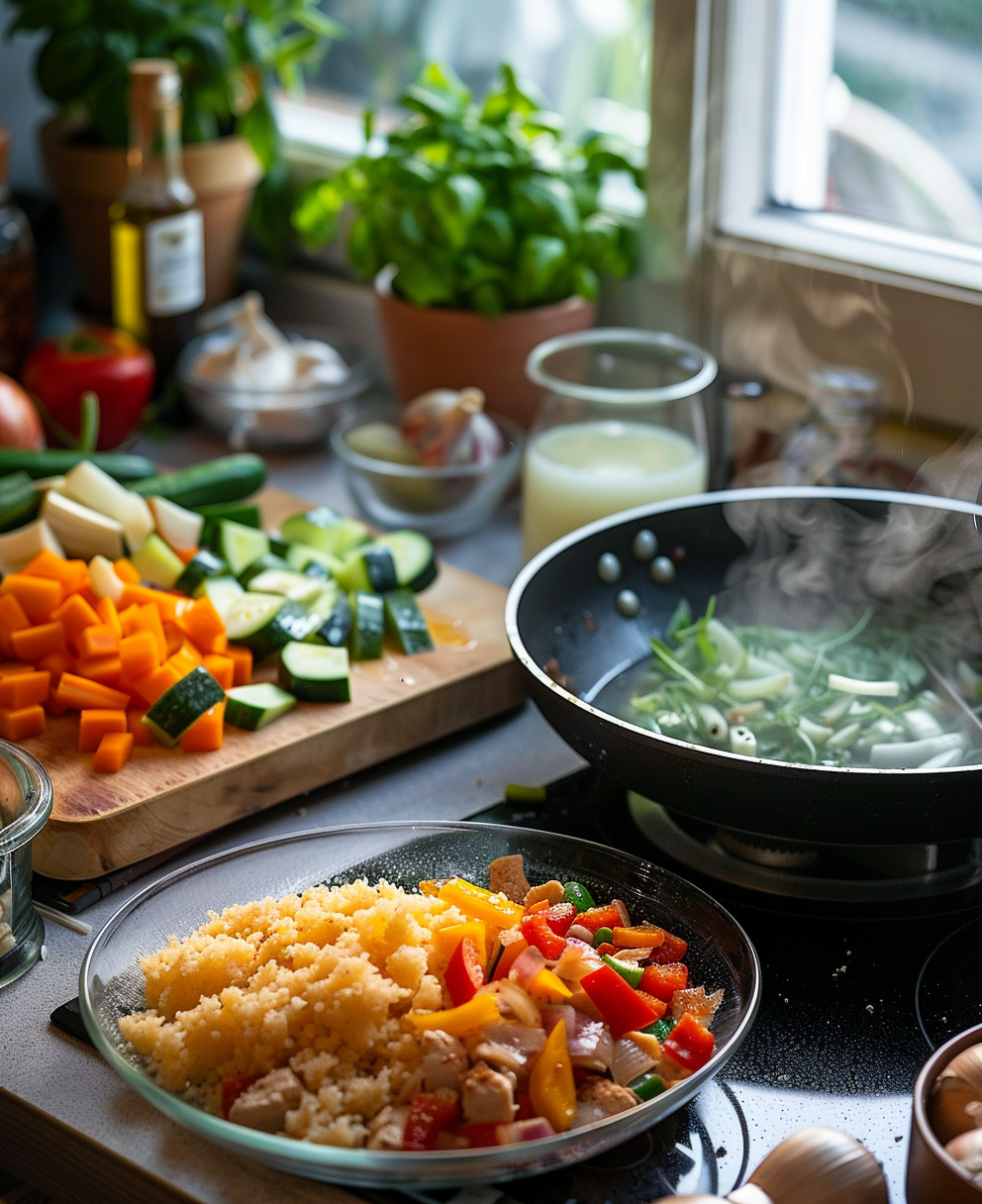 ricetta cous cous con pollo e verdure
