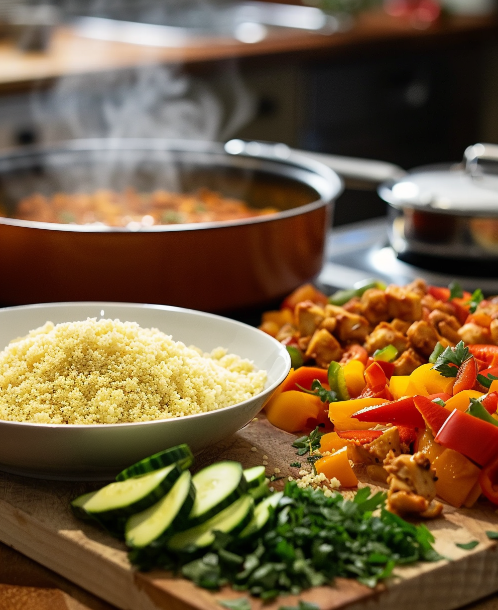 ricetta cous cous con verdure e pollo
