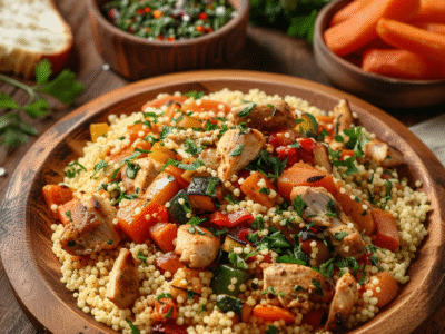 Ricetta Cous Cous Verdure e Pollo: Un Piatto Saporito e Leggero per Tutti i Gusti
