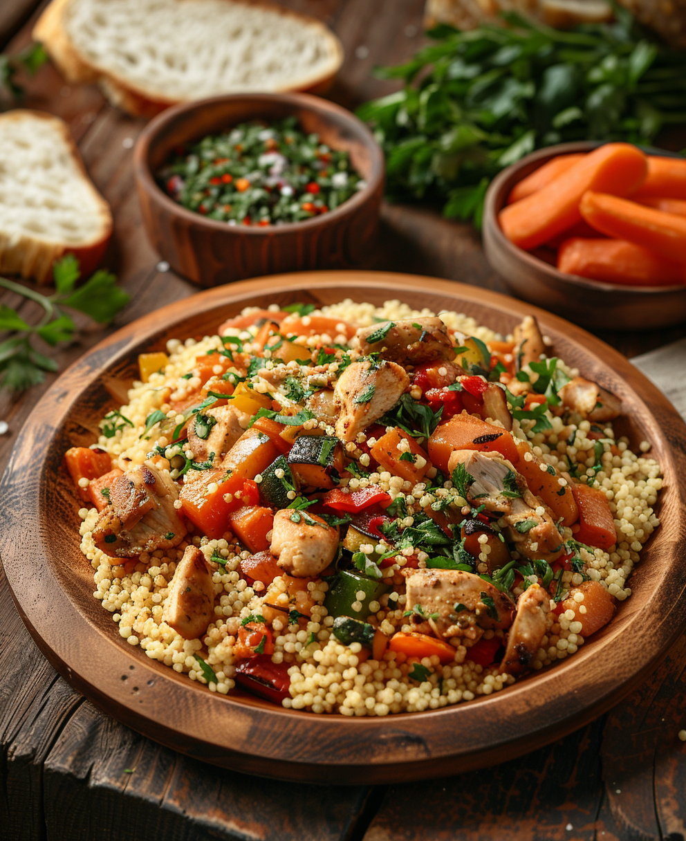 ricetta cous cous verdure e pollo