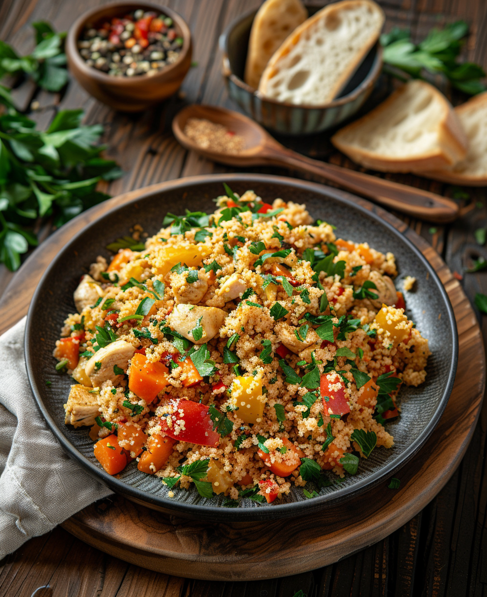 ricetta cous cous verdure e pollo