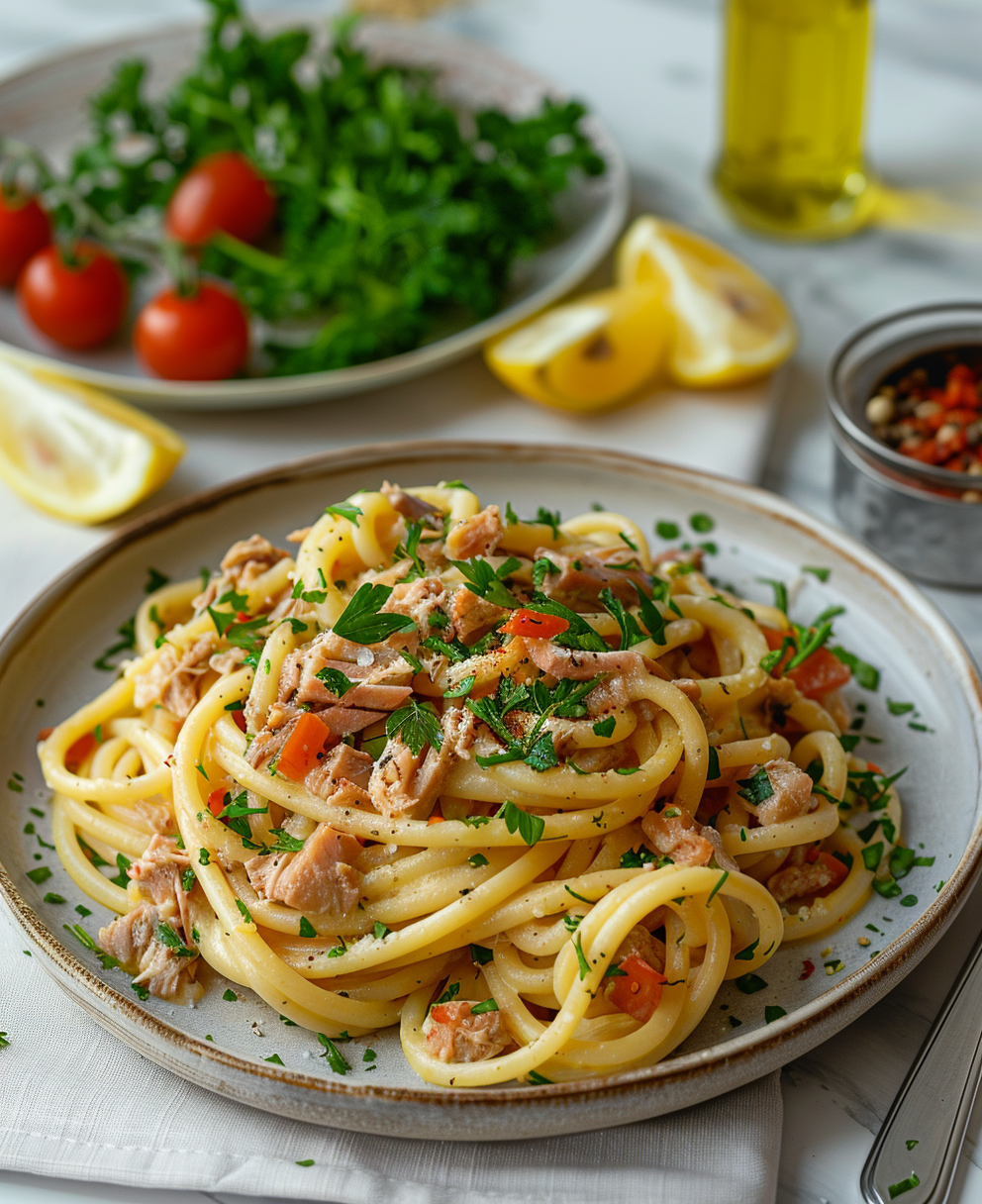 ricetta pasta tonno fresco