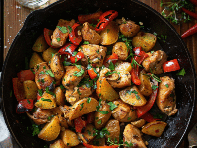 Ricetta Pollo e Peperoni in Padella: Guida Completa per un Piatto Saporito e Sano