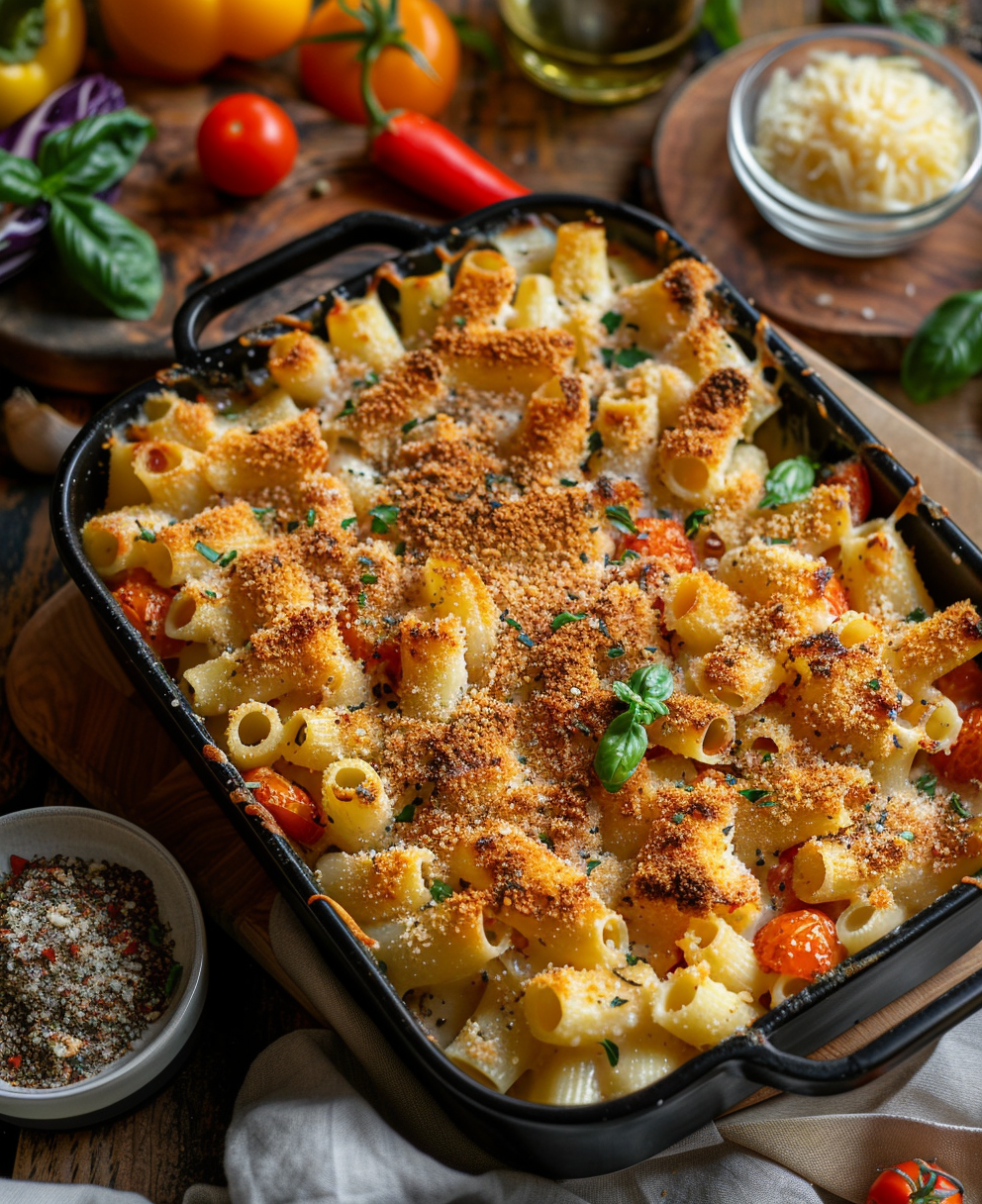 Pasta al forno anelletti