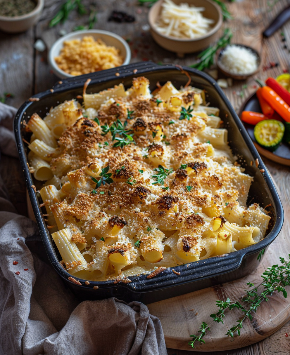 Pasta al forno anelletti