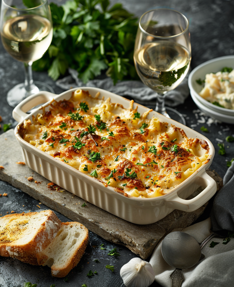 Pasta al forno con il pesce