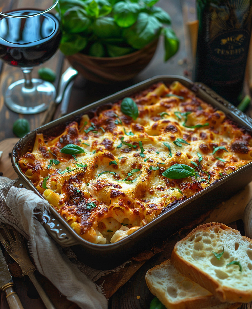 Pasta al forno con melanzane alla napoletana