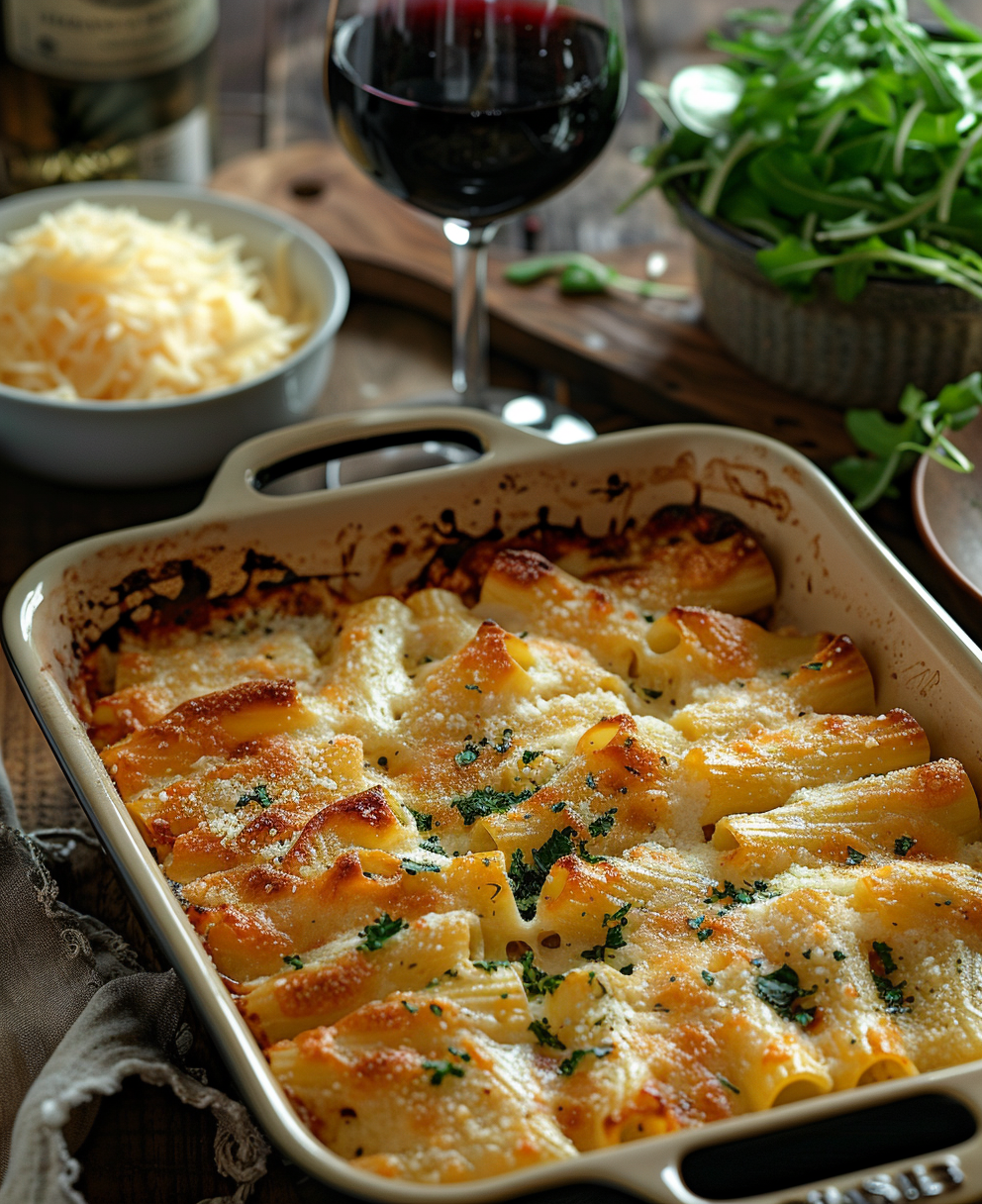 Pasta al forno con zucca