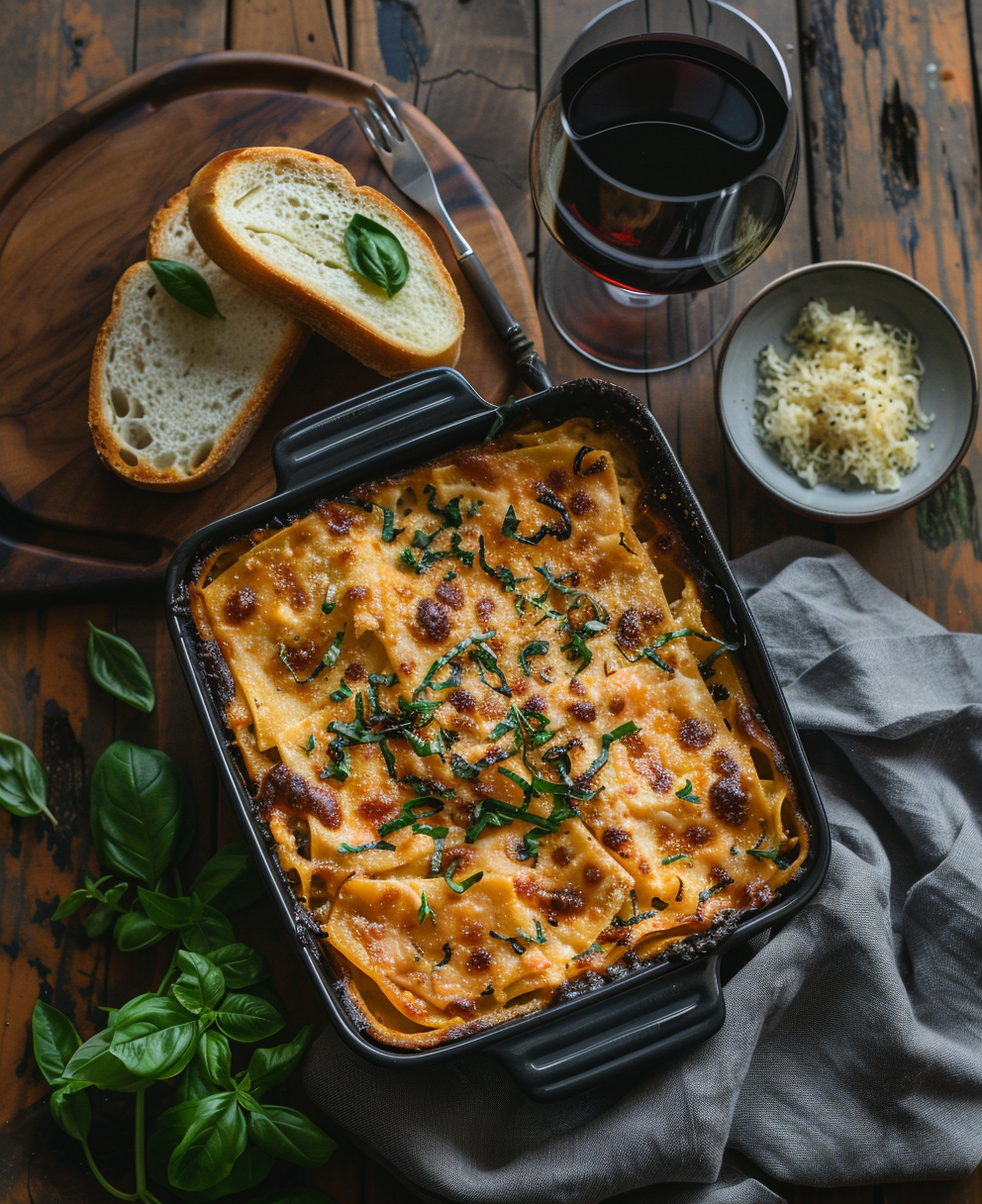 Pasta al forno vegan