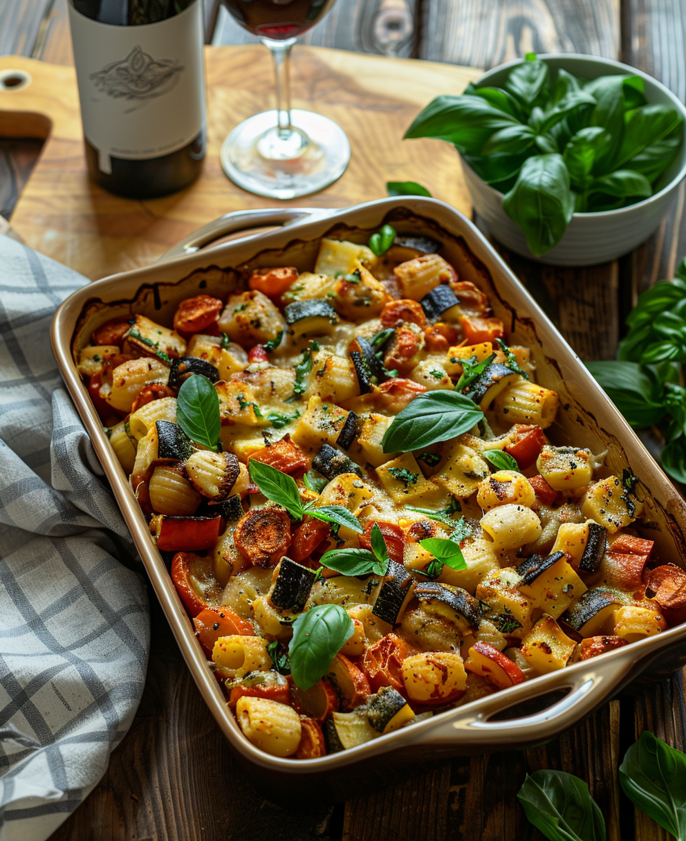 Pasta al forno vegetariana