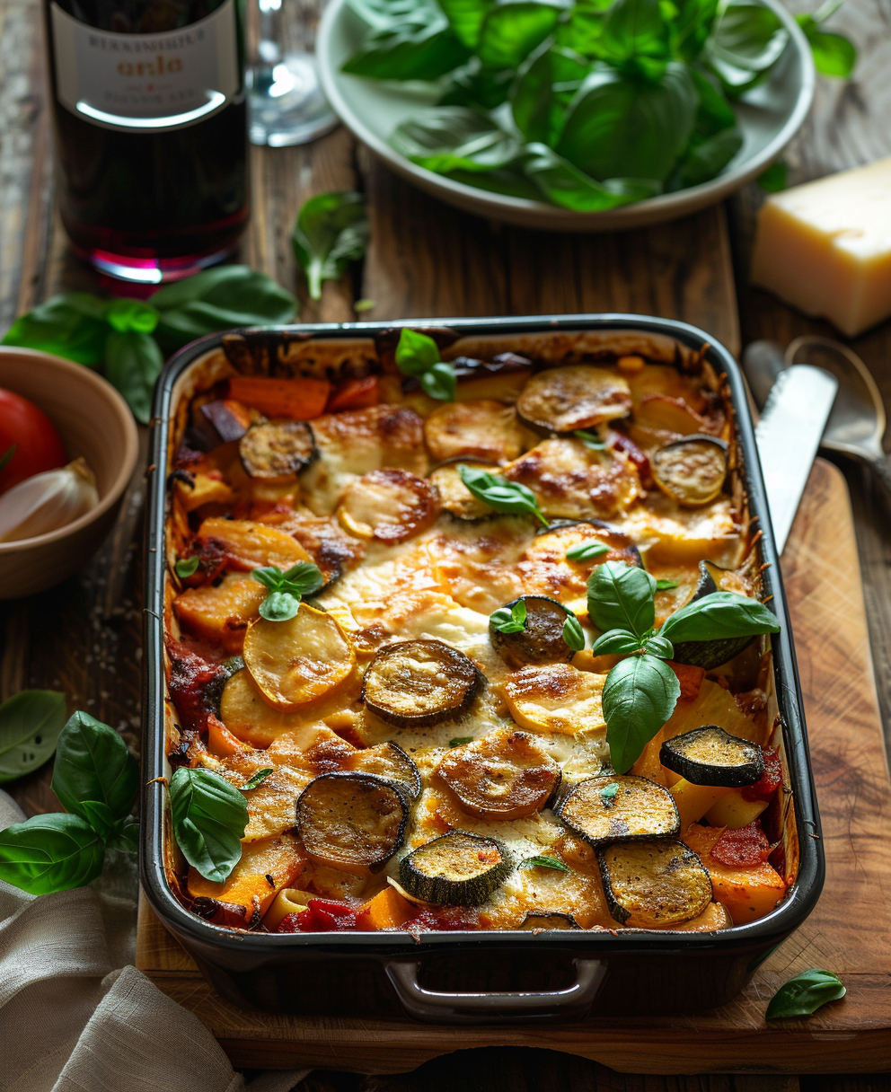 Pasta al forno vegetariana