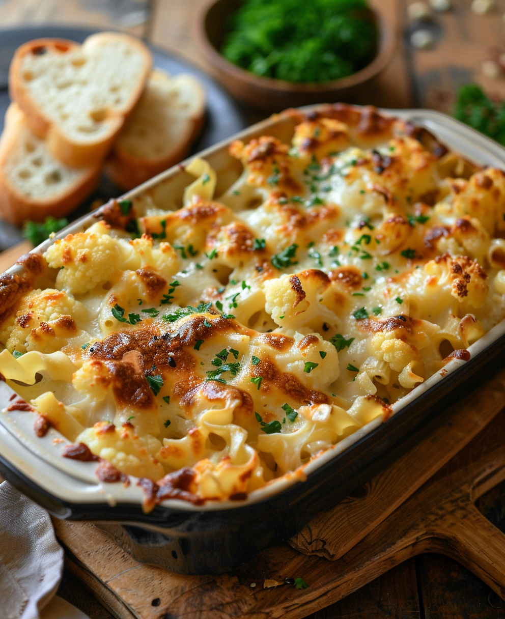 Pasta e cavolfiore al forno