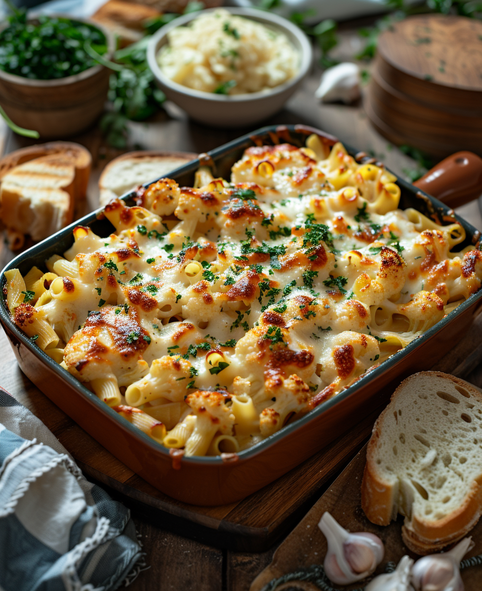 Pasta e cavolfiore al forno