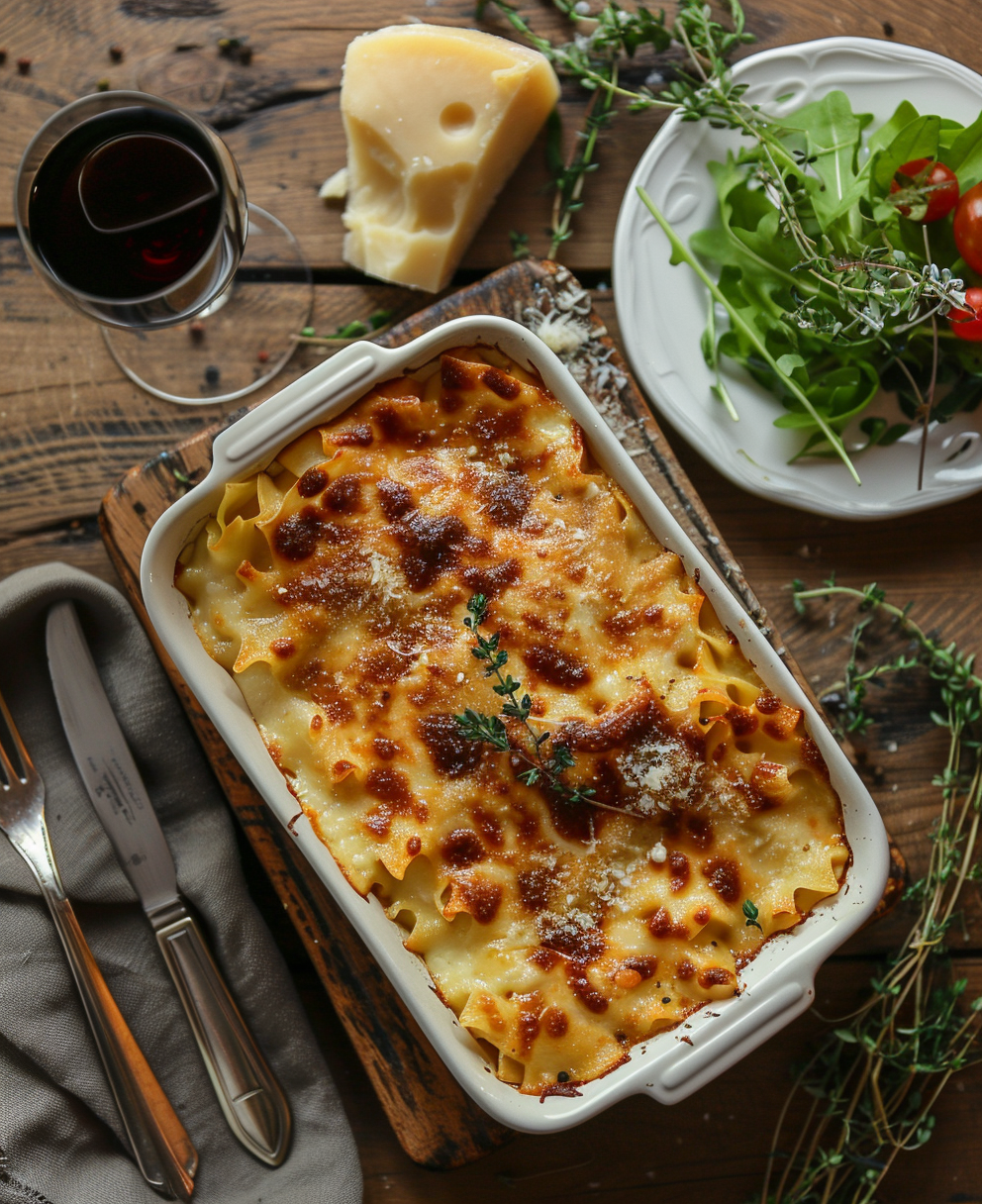 Pasta gratinata al forno