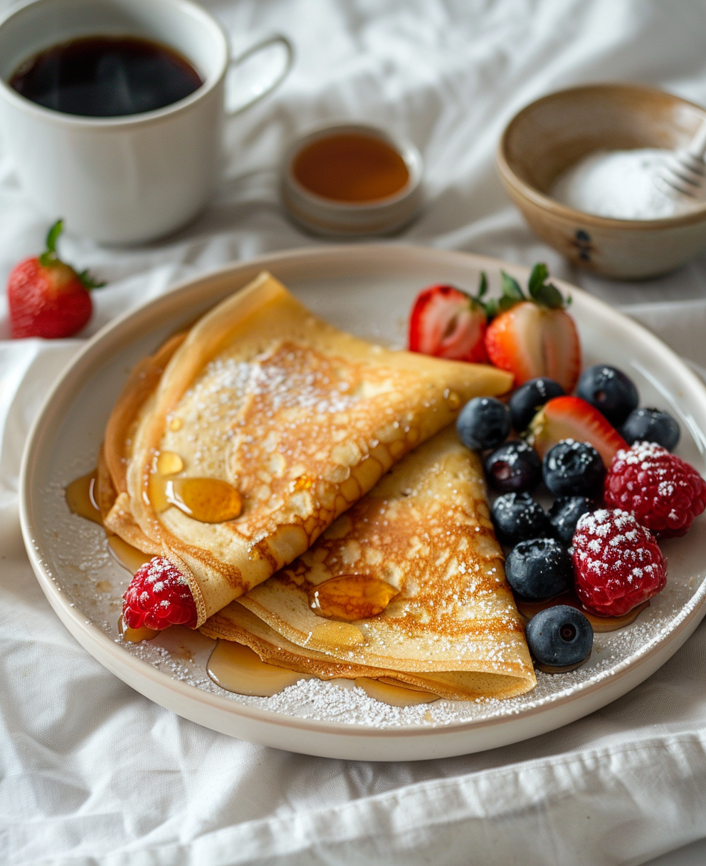 crepes con farina di mandorle