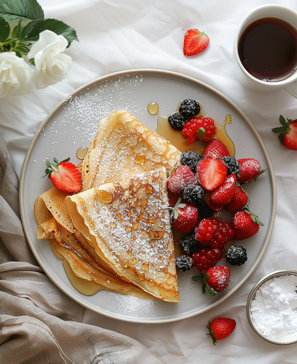 crepes con farina di mandorle