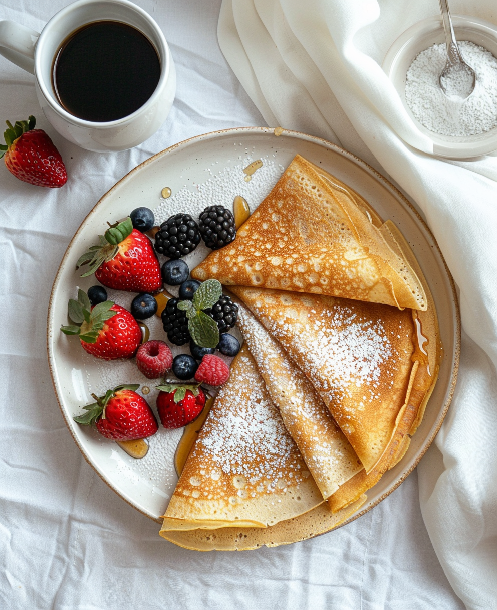 crepes con farina di mandorle
