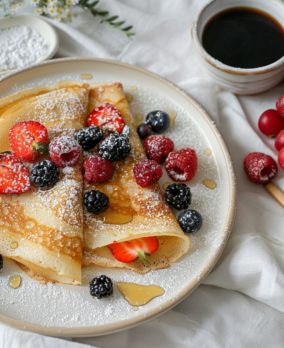 crepes con farina di mandorle
