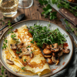 crepes con i funghi