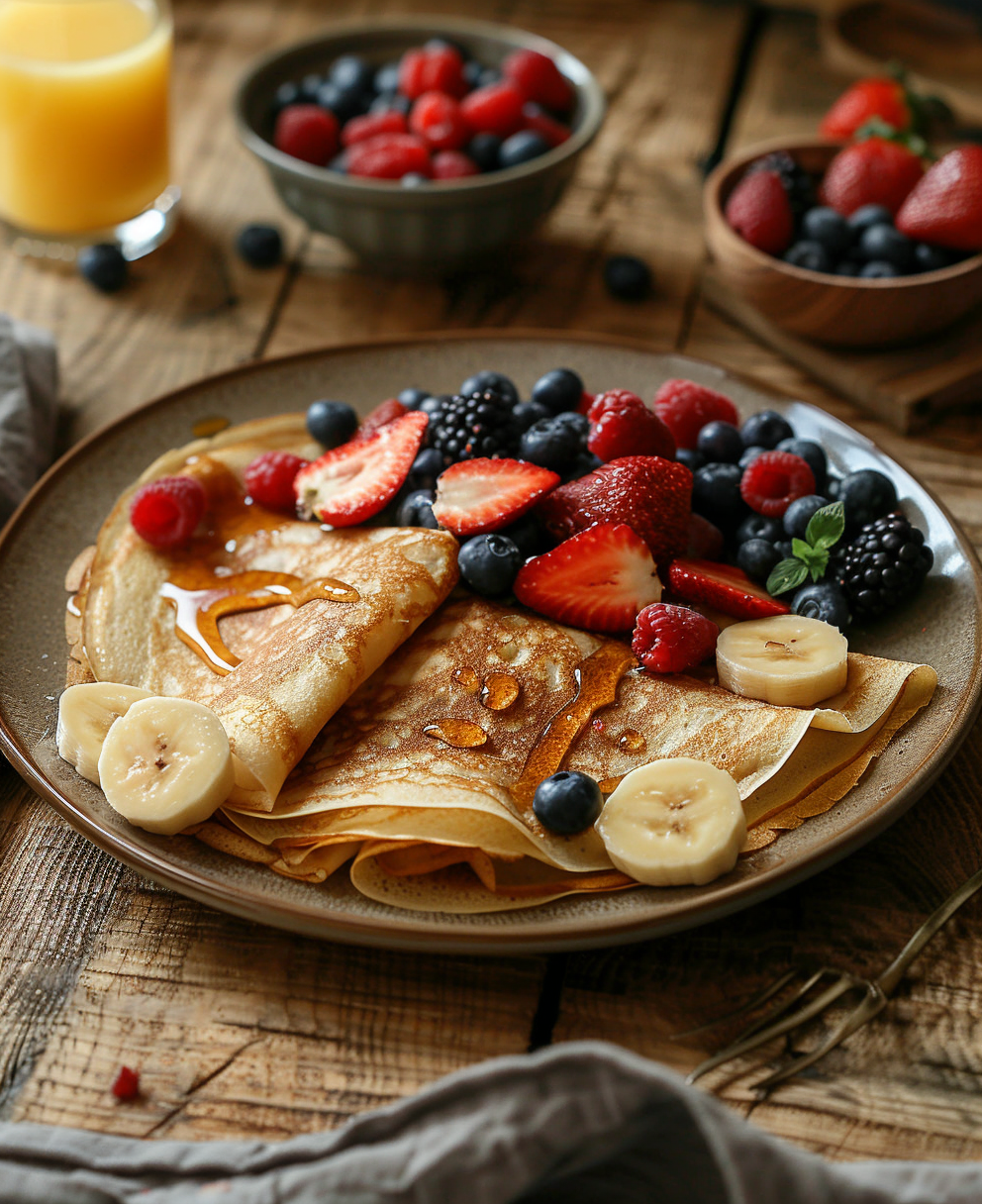 crepes farina di avena senza uova