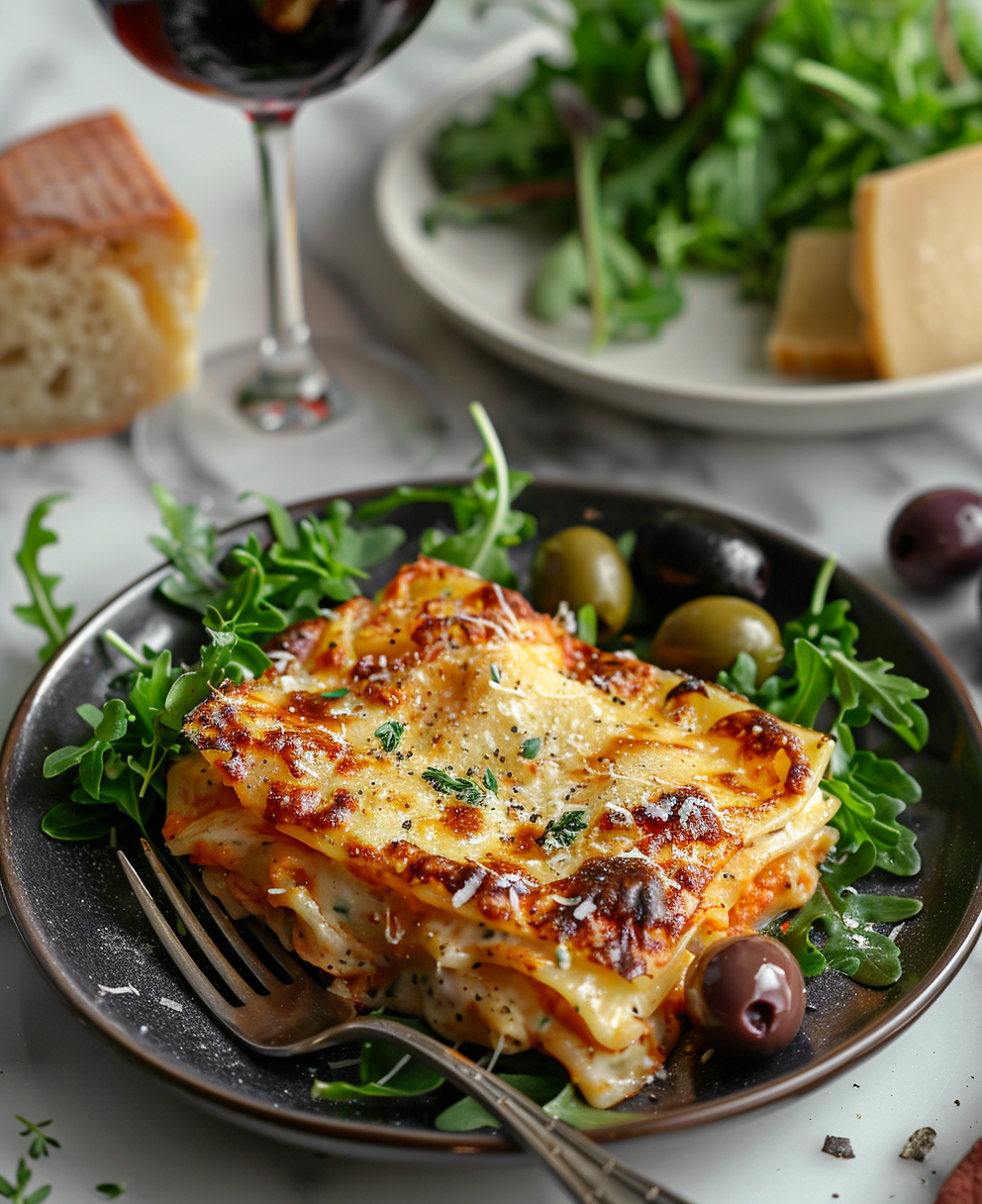 Antipasti pasta fillo al forno