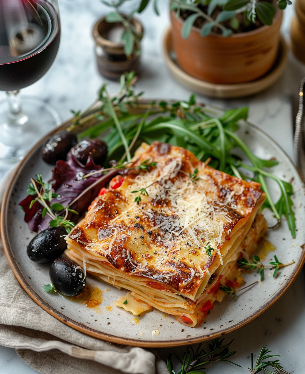 Antipasti pasta fillo al forno