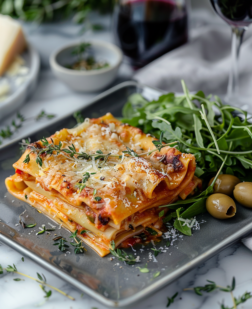 Antipasti pasta fillo al forno