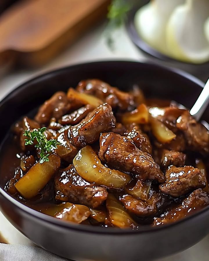 Boeuf Saltato Cipolle
