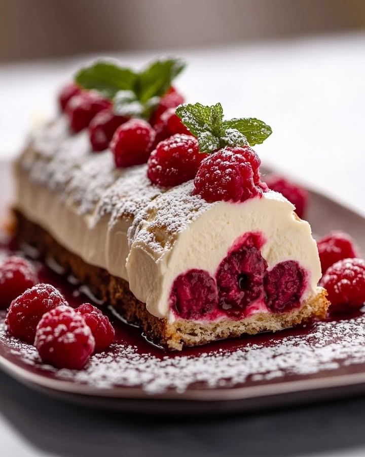 Bûche Mascarpone Framboise