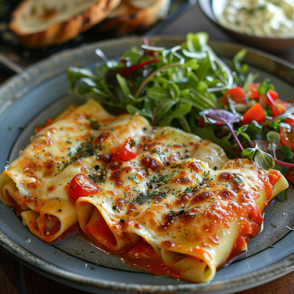 Cannelloni con pasta fresca pronta