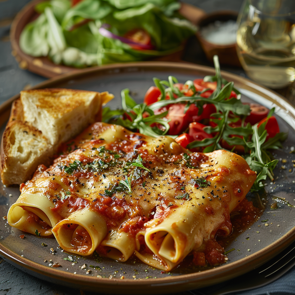 Cannelloni con pasta fresca pronta