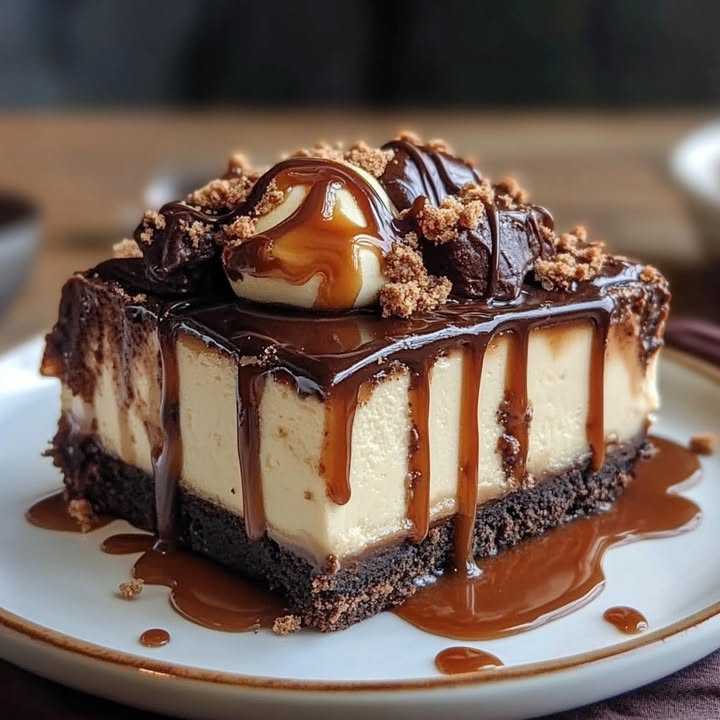 Cheesecake Brownie Caramello