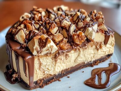 Cheesecake Snickers Veloce: La Ricetta Facile e Gustosa
