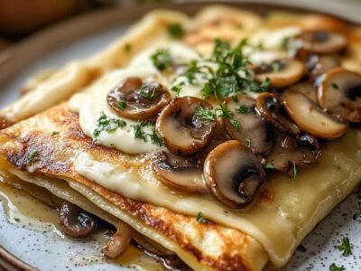 Crêpes Funghi Aromatiche: Ricetta Facile e Deliziosa