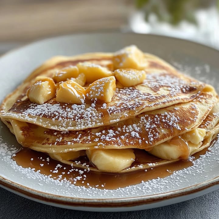 Crêpes ananas cocco