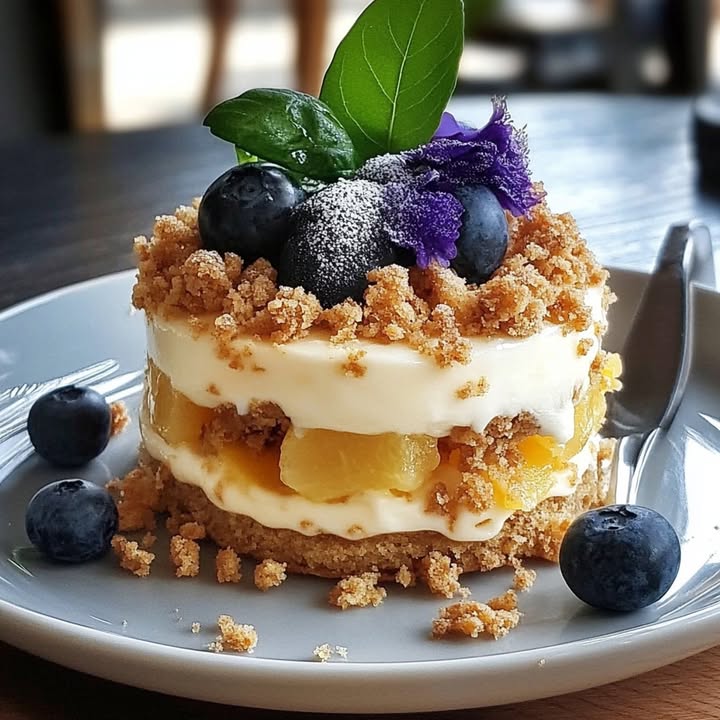 Crumble Limone Mirtilli