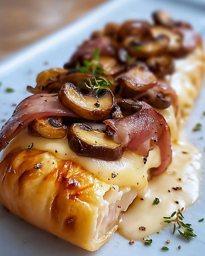 Feuilleté Champignon Jambon