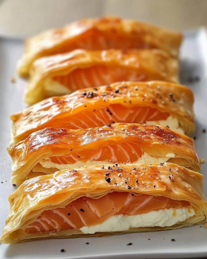 Feuilletés Salmone Formaggio