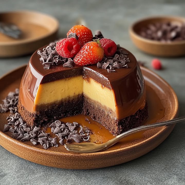 Gâteau Chocoflan Delizioso