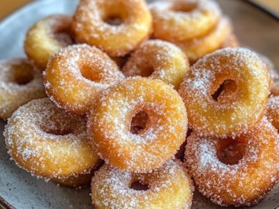 Mini-donuts veloci zuccherati: Ricetta facile e deliziosa